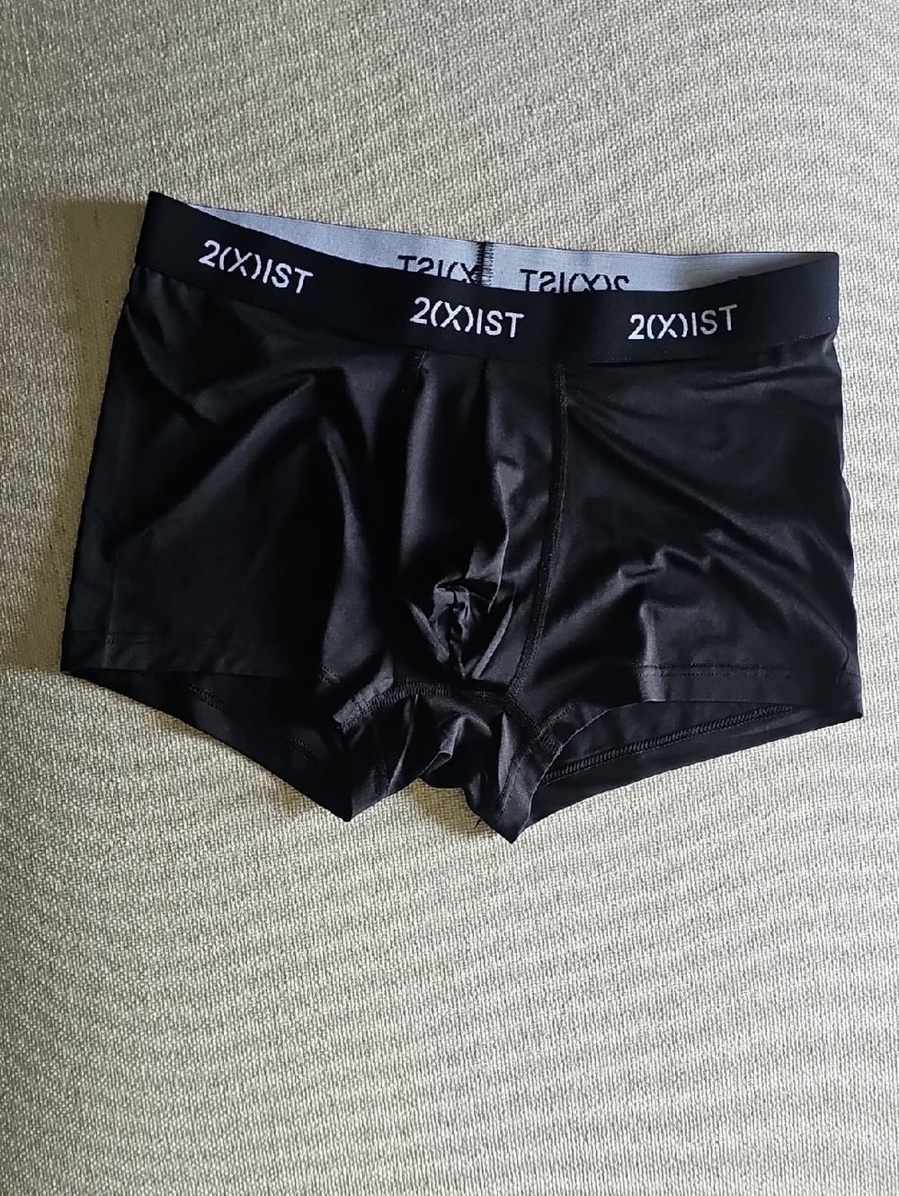 2xist Black Men's Trunks with Logo Waistband